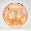 Glass lamp shade  Koyoto replacement glass, spare part 30 cm Amber