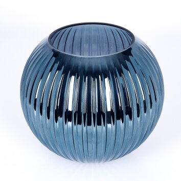 Lamp shade made of glass  Koyoto replacement glass, spare part 20 cm blue