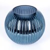 Glass lamp shade  Koyoto replacement glass, spare part 30 cm blue