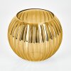 Lamp shade made of glass  Koyoto replacement glass, spare part 15 cm gold