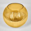 Glass lampshade  Koyoto replacement glass, spare part 25 cm gold