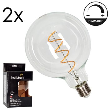 E27 LED 6 Watt warm white dimmable 350 Lumen
