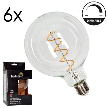E27 LED 6 Watt warm white dimmable 350 Lumen