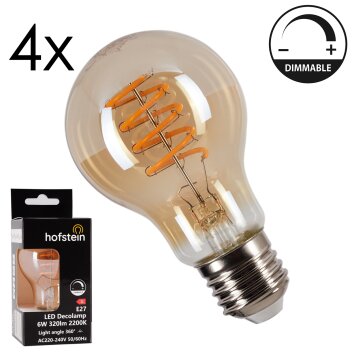 E27 LED 6 Watt warm white 320 Lumen