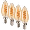 E14 LED 4 Watt warm white dimmable 220 Lumen