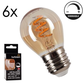 E27 4 Watt warm white dimmable 220 Lumen