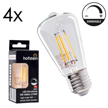 E27 LED 5 Watt warm white dimmable 500 Lumen