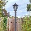 Loria lamp post, path light black, 1-light source