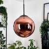 Gastor hanging light, globe light, pendant light coppery, 1-light source