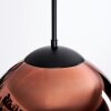 Gastor hanging light, globe light, pendant light coppery, 1-light source