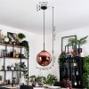 Gastor hanging light, globe light, pendant light coppery, 1-light source