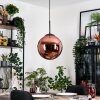 Gastor hanging light, globe light, pendant light coppery, 1-light source