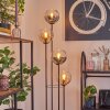 Koyoto floor lamp 30 cm Amber, clear, Smoke-coloured, 4-light sources
