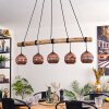 Ripoll hanging light, globe light, pendant light Ecru, black, 5-light sources