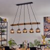 Ripoll hanging light, globe light, pendant light Ecru, black, 5-light sources