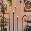 Gastor floor lamp 30 cm Light wood, black, 3-light sources