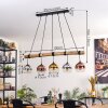 Koyoto hanging light, globe light, pendant light Ecru, black, 5-light sources