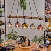 Koyoto hanging light, globe light, pendant light Ecru, black, 5-light sources