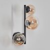 Chehalis globe light, wall light 23 cm Amber, clear, 3-light sources