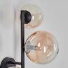Chehalis globe light, wall light 23 cm Amber, clear, 3-light sources