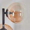 Chehalis globe light, wall light 33 cm Amber, clear, 3-light sources