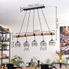 Ripoll hanging light, globe light, pendant light Ecru, black, 5-light sources