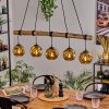 Ripoll hanging light, globe light, pendant light Ecru, black, 5-light sources