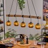 Ripoll hanging light, globe light, pendant light Ecru, black, 5-light sources