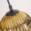 Ripoll hanging light, globe light, pendant light Ecru, black, 5-light sources