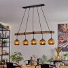 Ripoll hanging light, globe light, pendant light Ecru, black, 5-light sources