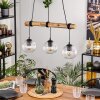 Ripoll hanging light, globe light, pendant light Ecru, black, 3-light sources