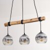 Ripoll hanging light, globe light, pendant light Ecru, black, 3-light sources