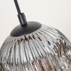 Ripoll hanging light, globe light, pendant light Ecru, black, 3-light sources