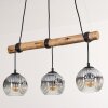 Ripoll hanging light, globe light, pendant light Ecru, black, 3-light sources