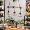 Ripoll hanging light, globe light, pendant light Ecru, black, 3-light sources