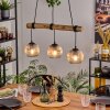 Ripoll hanging light, globe light, pendant light Ecru, black, 3-light sources