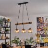 Ripoll hanging light, globe light, pendant light Ecru, black, 3-light sources