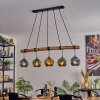 Ripoll hanging light, globe light, pendant light Ecru, black, 5-light sources