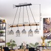 Ripoll hanging light, globe light, pendant light Ecru, black, 5-light sources