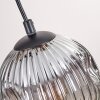 Ripoll hanging light, globe light, pendant light Ecru, black, 5-light sources