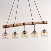 Ripoll hanging light, globe light, pendant light Ecru, black, 5-light sources