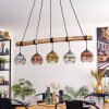 Ripoll hanging light, globe light, pendant light Ecru, black, 5-light sources
