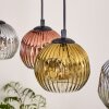 Ripoll hanging light, globe light, pendant light Ecru, black, 5-light sources