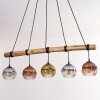 Ripoll hanging light, globe light, pendant light Ecru, black, 5-light sources