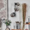 Chehalis globe light, wall light 23 cm Smoke-coloured, 3-light sources