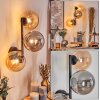 Chehalis globe light, wall light Amber, Smoke-coloured, 3-light sources