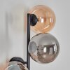 Chehalis globe light, wall light Amber, Smoke-coloured, 3-light sources