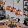 Koyoto hanging light, globe light, pendant light black, 3-light sources