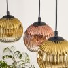 Ripoll hanging light, globe light, pendant light Ecru, black, 3-light sources