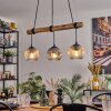Ripoll hanging light, globe light, pendant light Ecru, black, 3-light sources